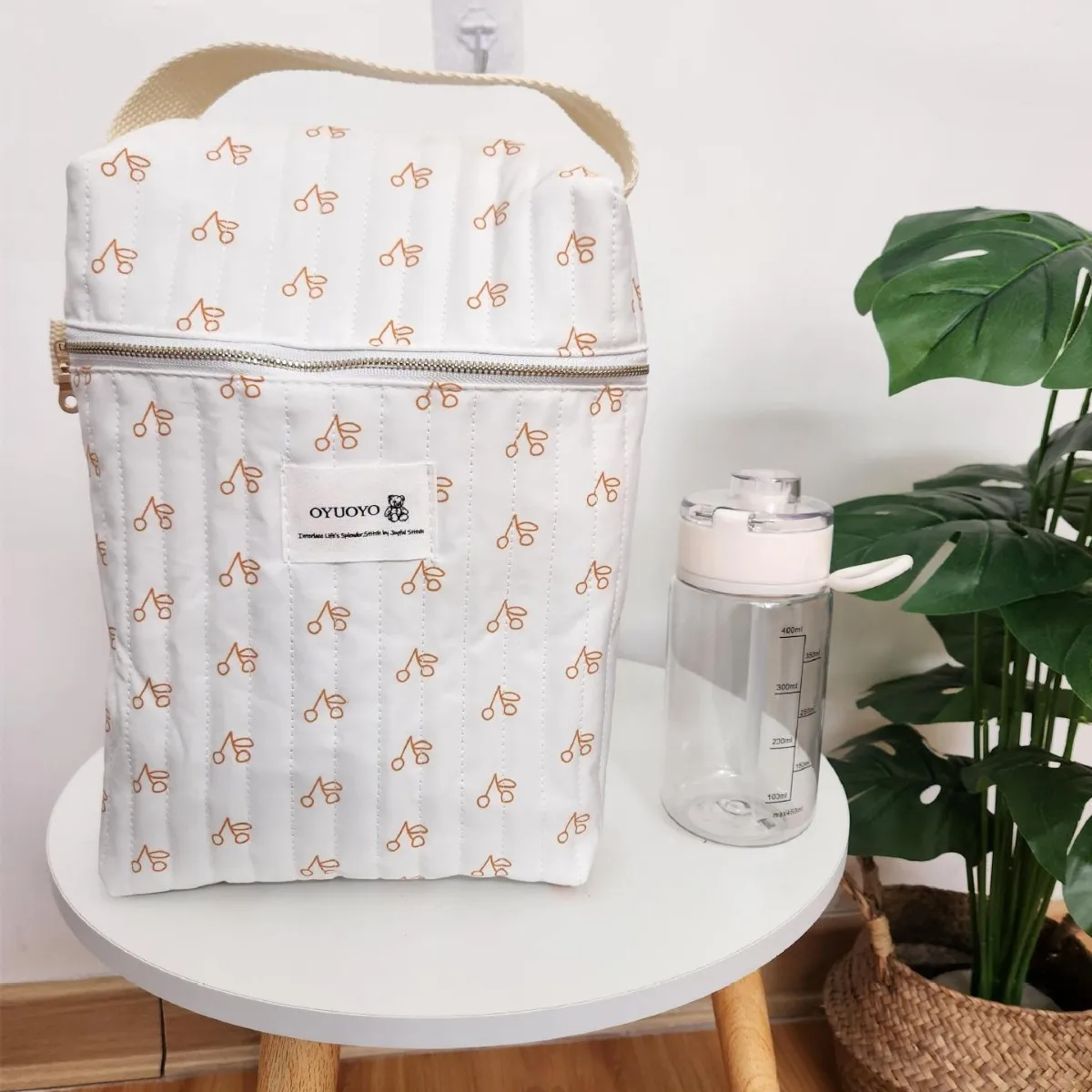 Bolsa de pañales portátil lavable reutilizable con organizador