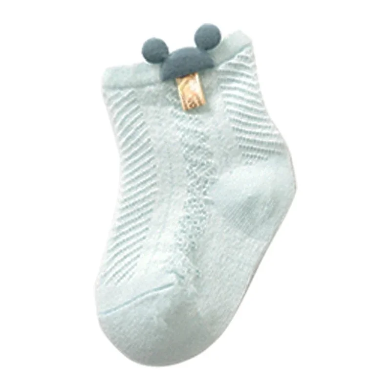 Calcetines de malla transpirables niña – Algodón suave neonatos - imagen 4
