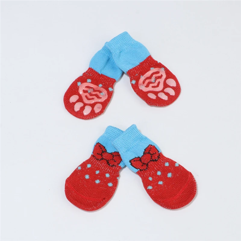 Juego de calcetines protectores para perros y gatos