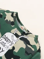 Pelele de verano para bebé 0-18 meses con camuflaje, estilo deportivo