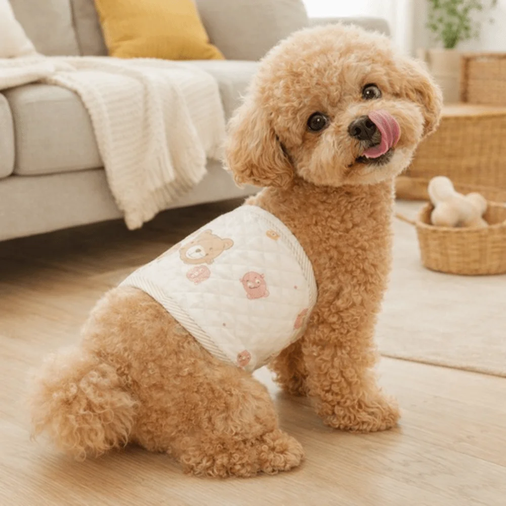 Pañales para perros ajustables a prueba de fugas con osos - imagen 4