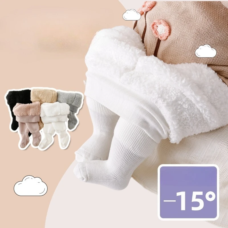 Medias térmicas de invierno para niña con forro polar - imagen 4