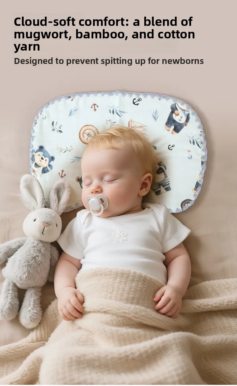 Almohada de nube para recién nacido con diseño de panda