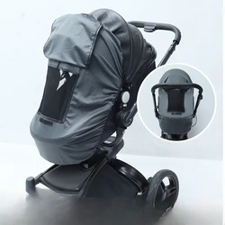 Parasol bidireccional para cochecito de bebé con protección UV