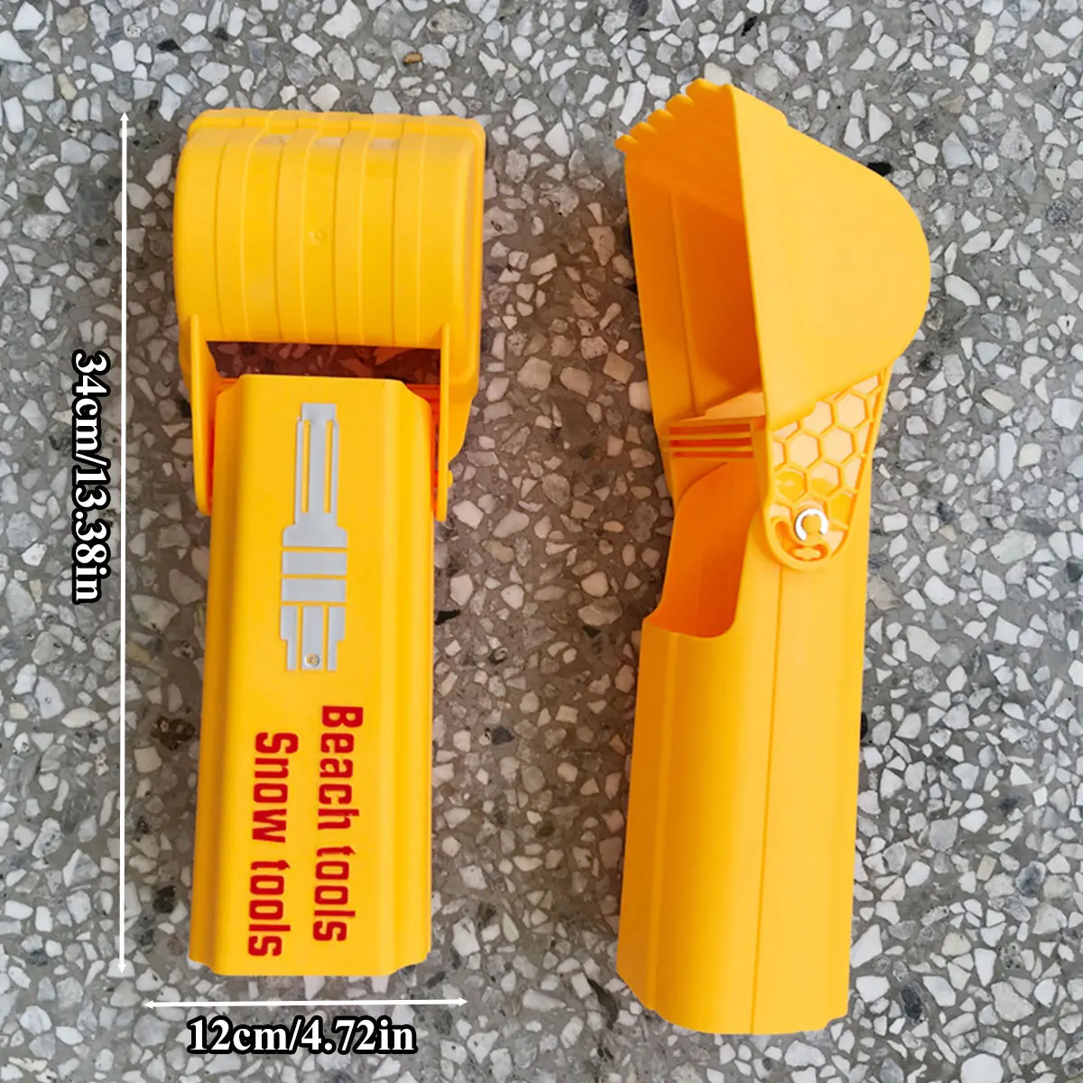 Juguete excavadora de playa para arena y agua con pala, mango brazo - imagen 3