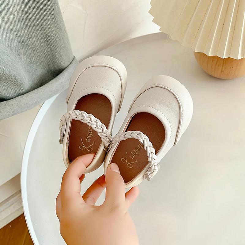 Zapatos de cuero niña estilo princesa primavera y otoño - imagen 2
