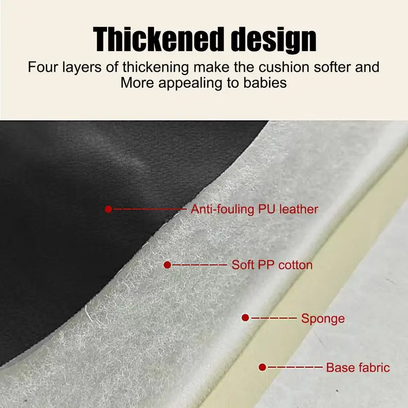 Funda de cuero para silla alta bebé – Protector antiderrames - imagen 4