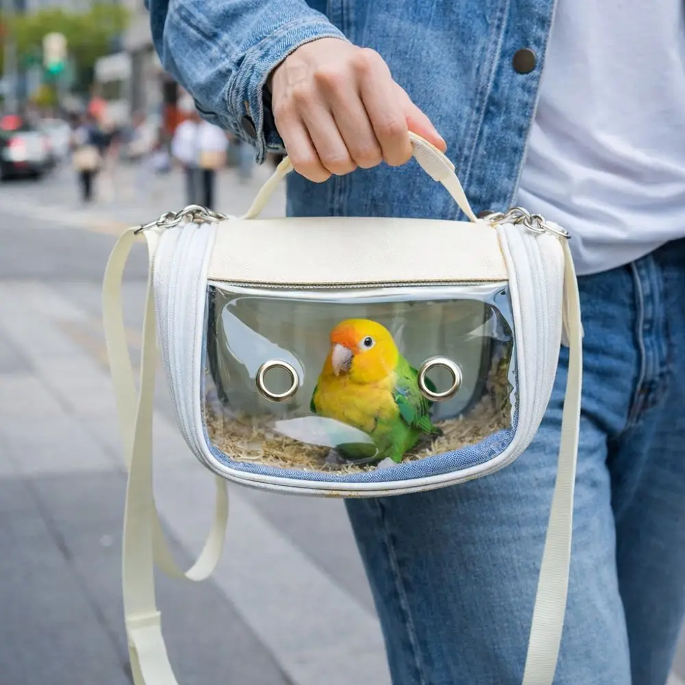 Bolsa de transporte para hámster transpirable con ventana transparente - imagen 4