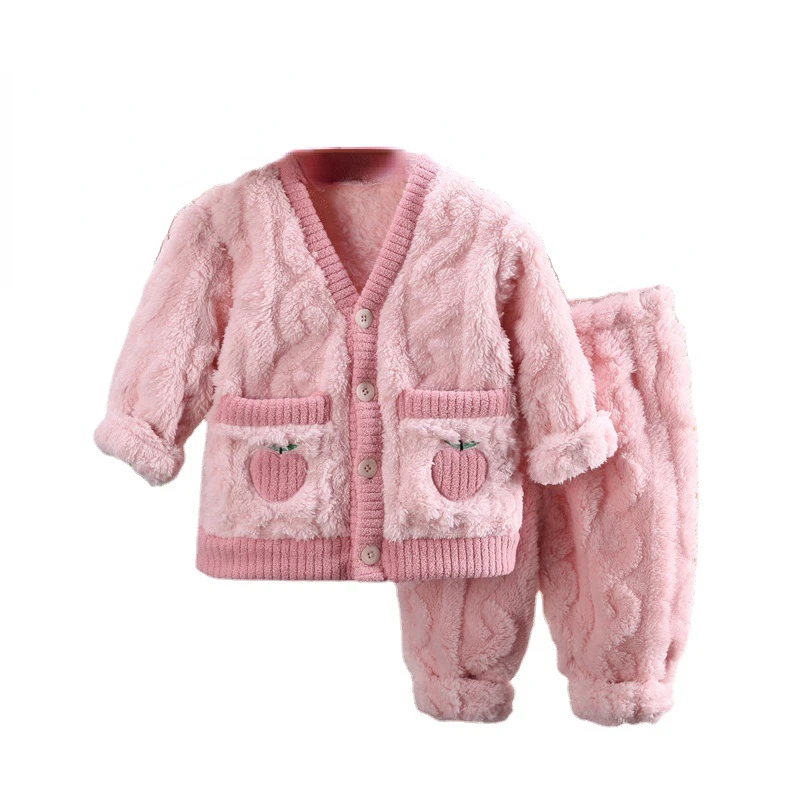 Pijama infantil de invierno manga larga para niñas - Top y pantalón - imagen 5