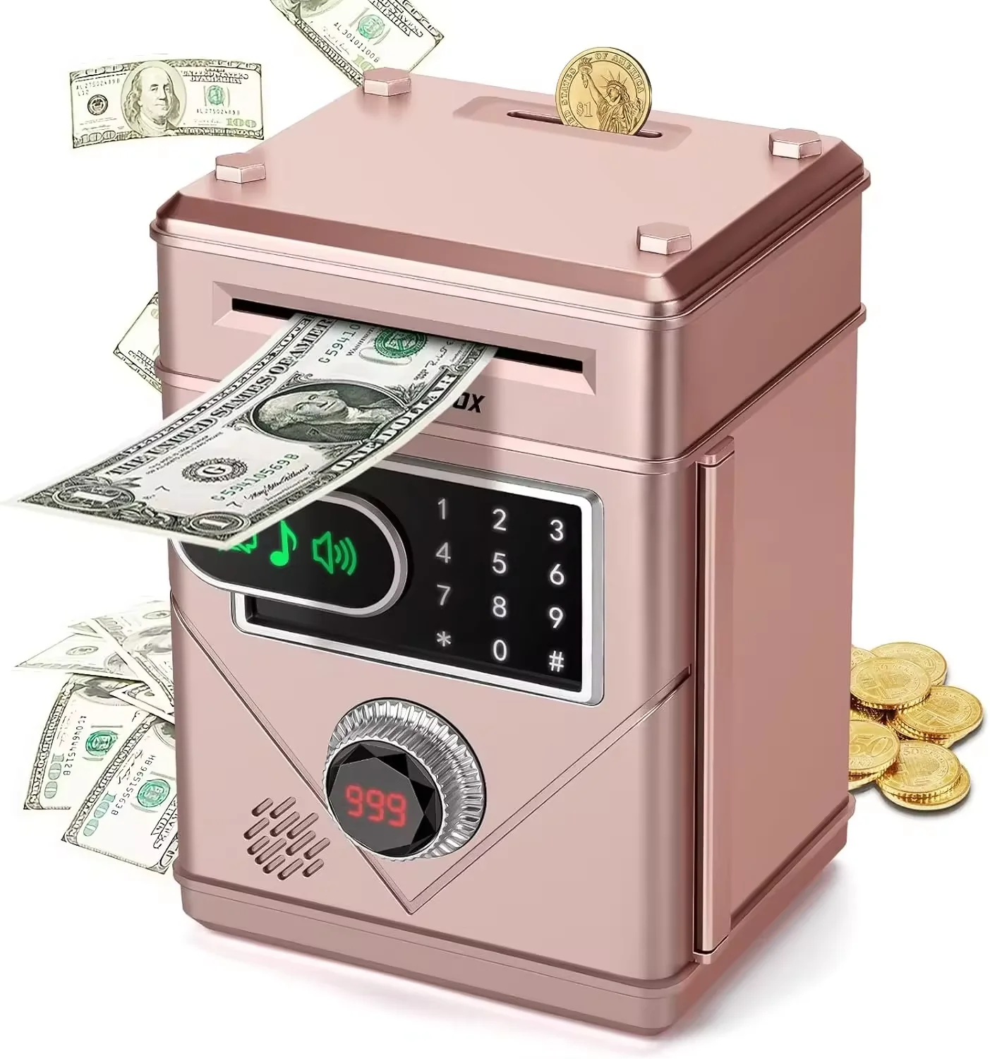 Hucha electrónica táctil – Ahorro seguro para niños - imagen 4