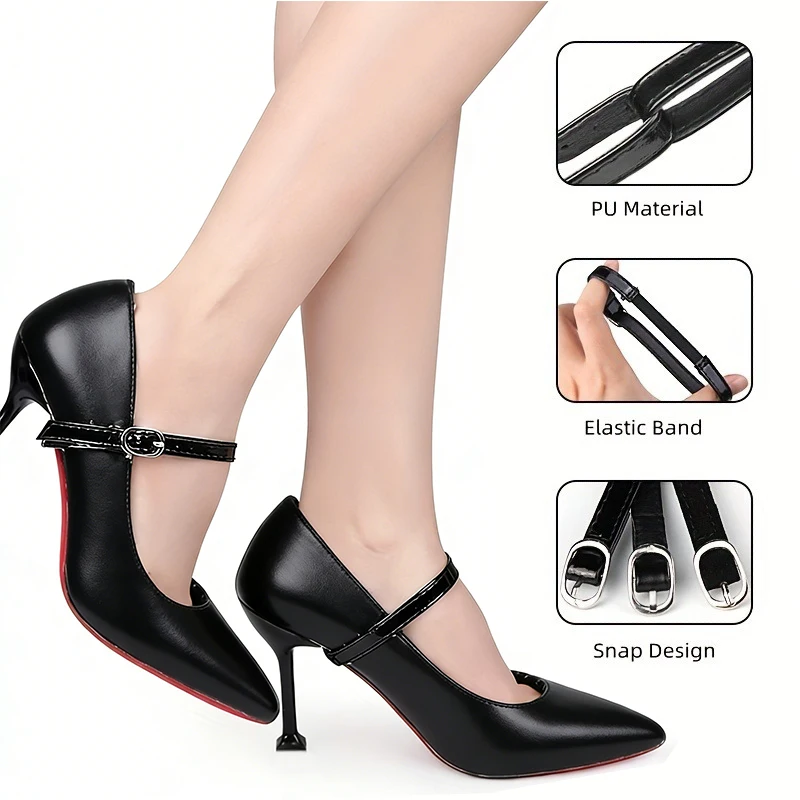 Correas antideslizantes ajustables para tacones altos de mujer - imagen 5