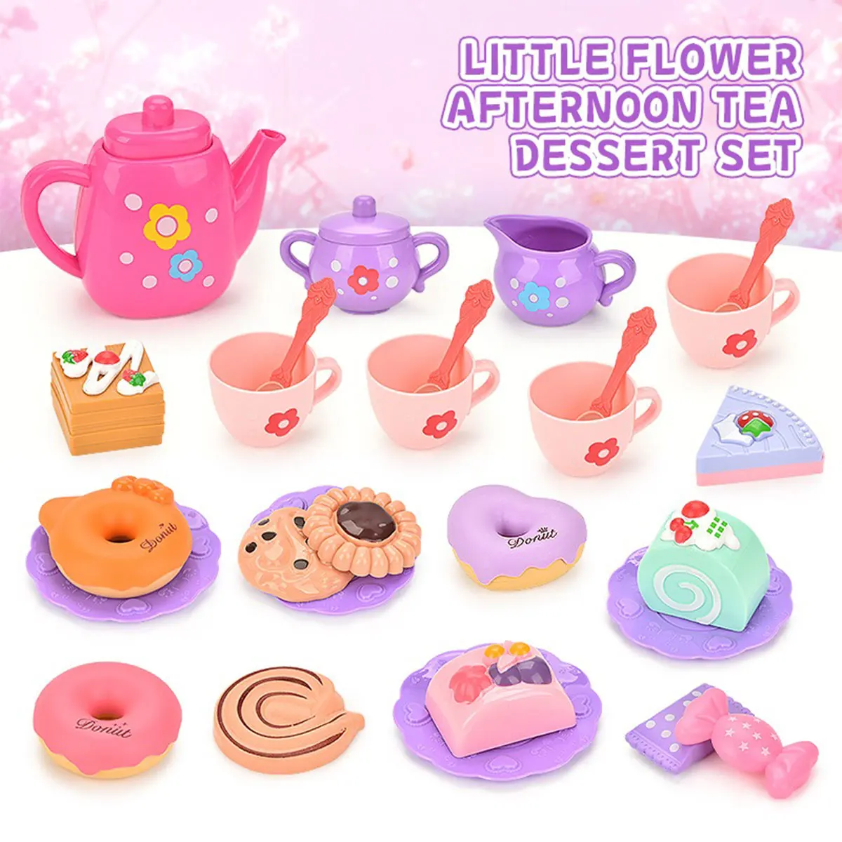 Juego de té Montessori para niños – Cocina y repostería educativa