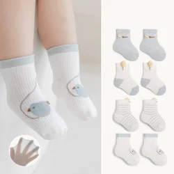 Calcetines de malla algodón para bebé – Verano suave sin costuras