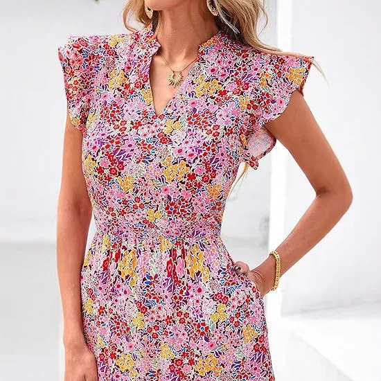 Falda estampada playera de verano para mujer, ideal en vacaciones - imagen 2