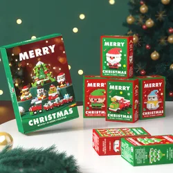 Microbloques de construcción de renos de Navidad para niños