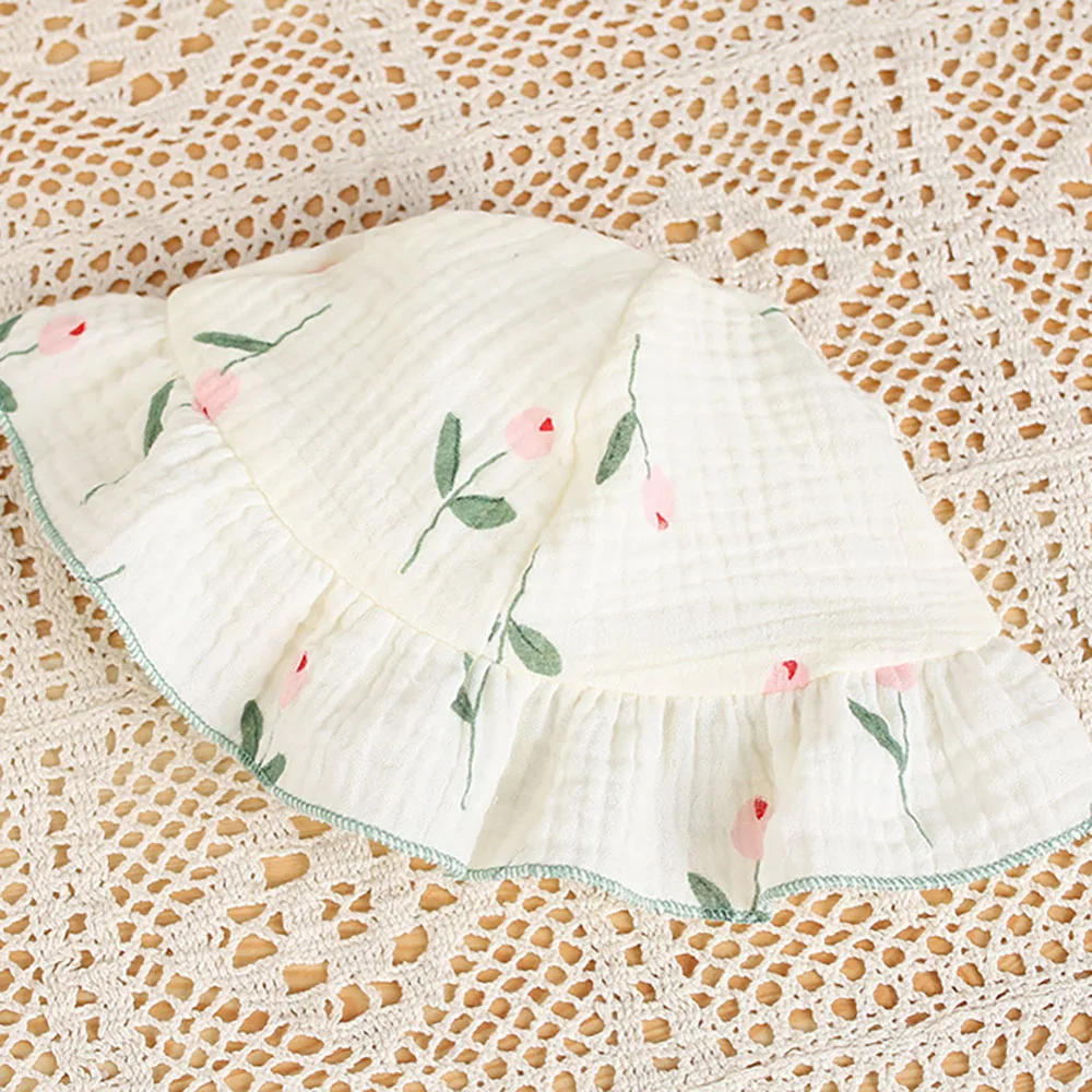 Milancel bodys de bebé 0-2 años con gorro tulipanes para niña - imagen 5