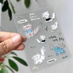 Pegatinas de gato resistentes al agua para móvil y tablet