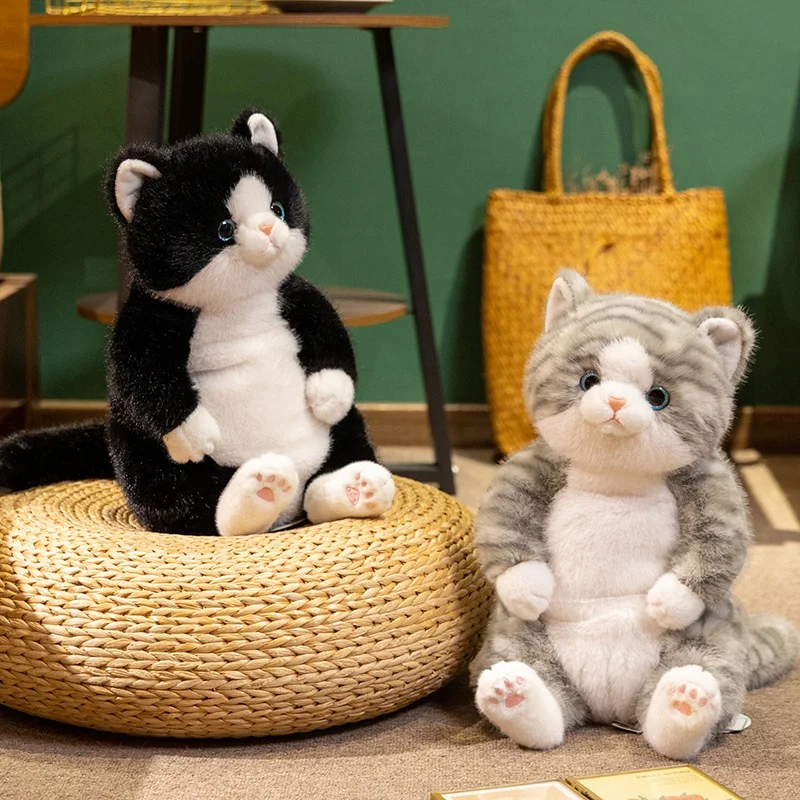 Peluche gato suave sentado como cojín para niñas, regalo San Valentín - imagen 2