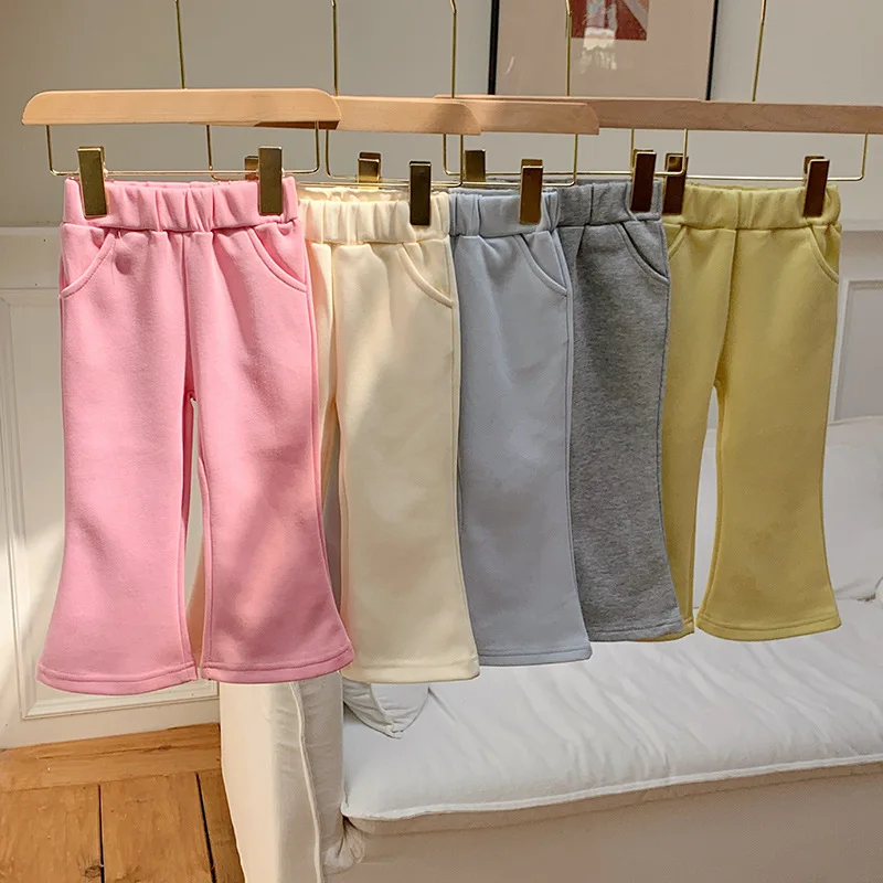 Pantalones acampanados para niña de otoño – Casual y dulce - imagen 3