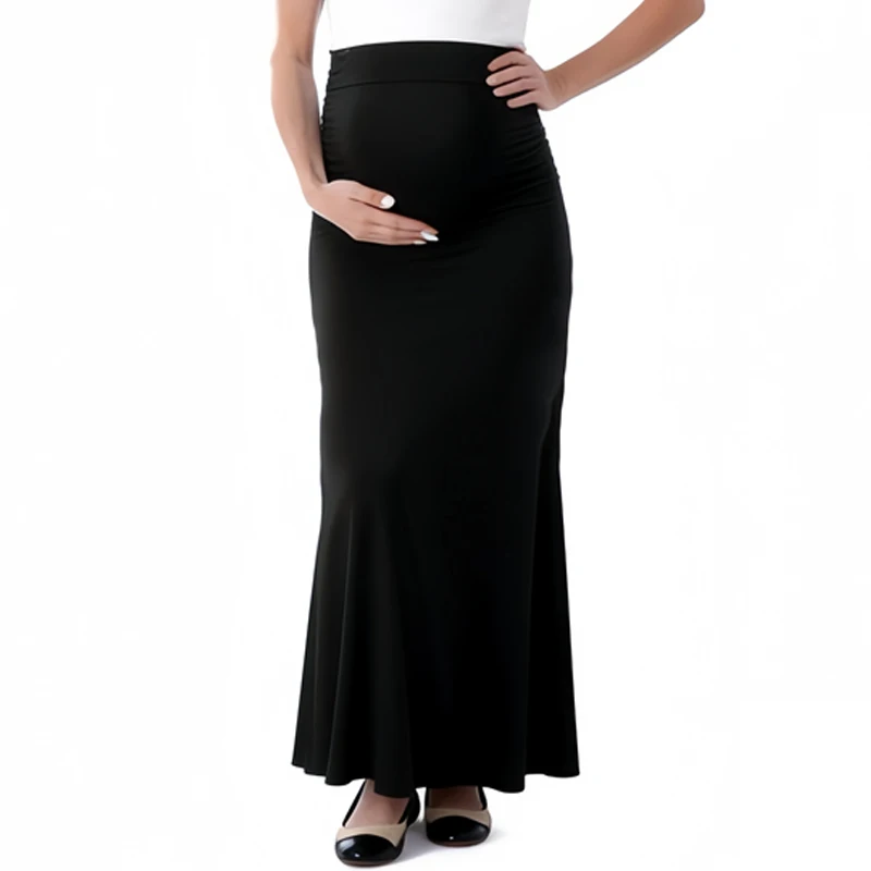 Falda de maternidad transpirable elástica para primavera y verano - imagen 2