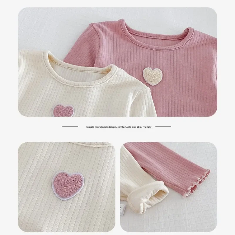 Pijama coreano de manga larga para niños – Conjunto cálido de invierno - imagen 4