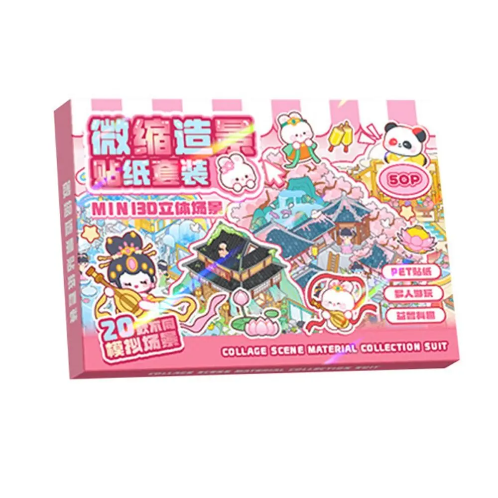 Pegatinas animadas para niños – Set de escenas miniatura decorativas - imagen 3