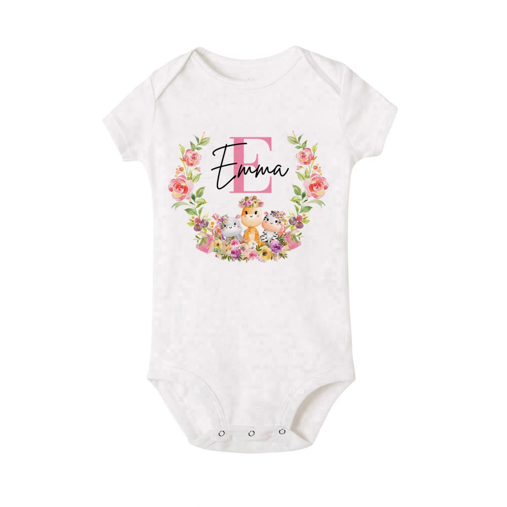 Pelele personalizado para niña con estampado de animales - imagen 2