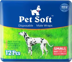Pañales desechables Somenie para perros con absorción anti fugas