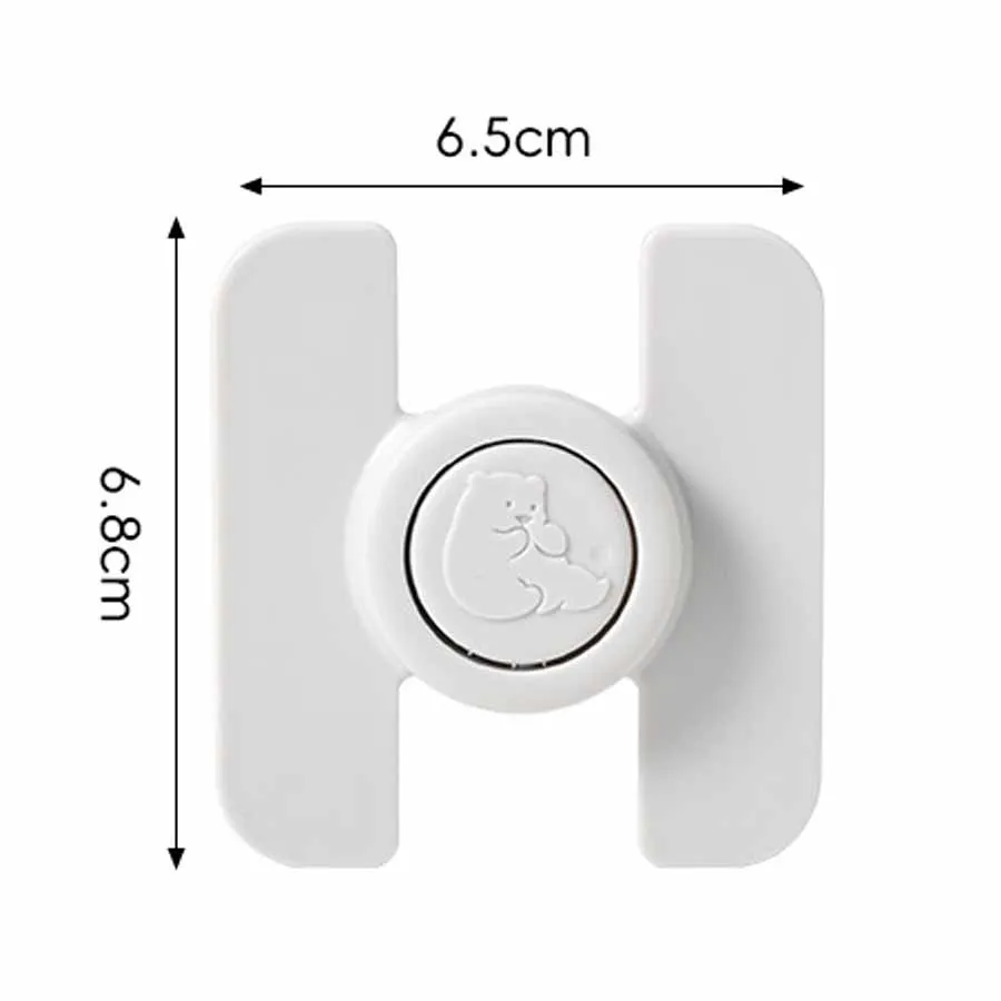 Cerradura de seguridad antipellizcos multifuncional para muebles - imagen 2