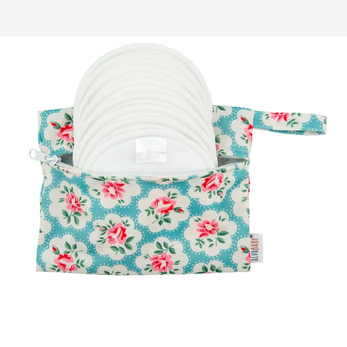 ALVABABY Almohadillas de lactancia reutilizables bambú - imagen 4