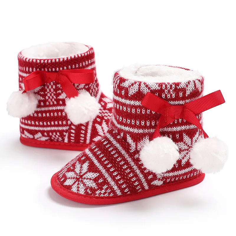 Botas de nieve bebé para primeros pasos cálidas y suaves - imagen 3
