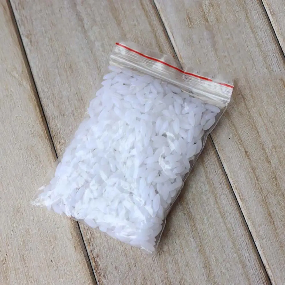 Accesorios de fotografía con arroz simulado en PVC para decoración