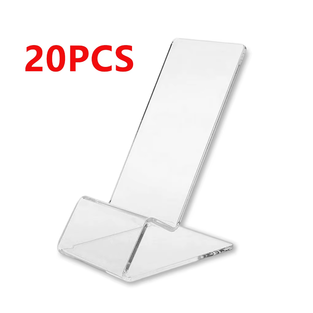 Soporte para móvil de acrílico transparente, mini de mesa - imagen 2