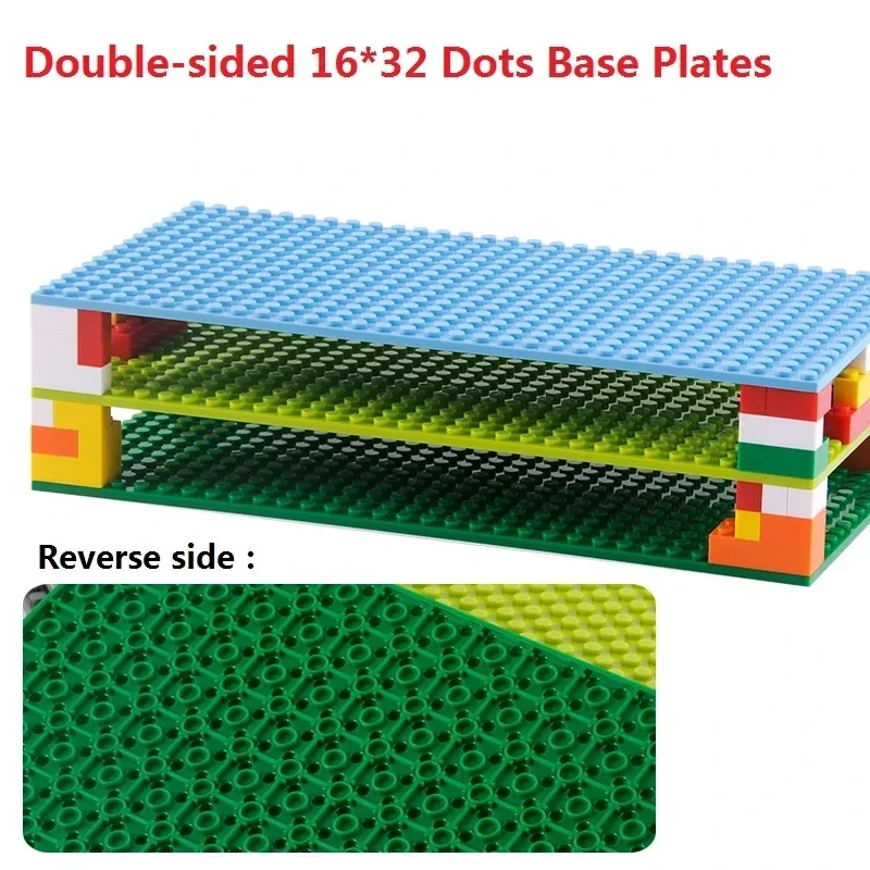 Placa base doble cara para bloques de construcción – Juego creativo - imagen 5