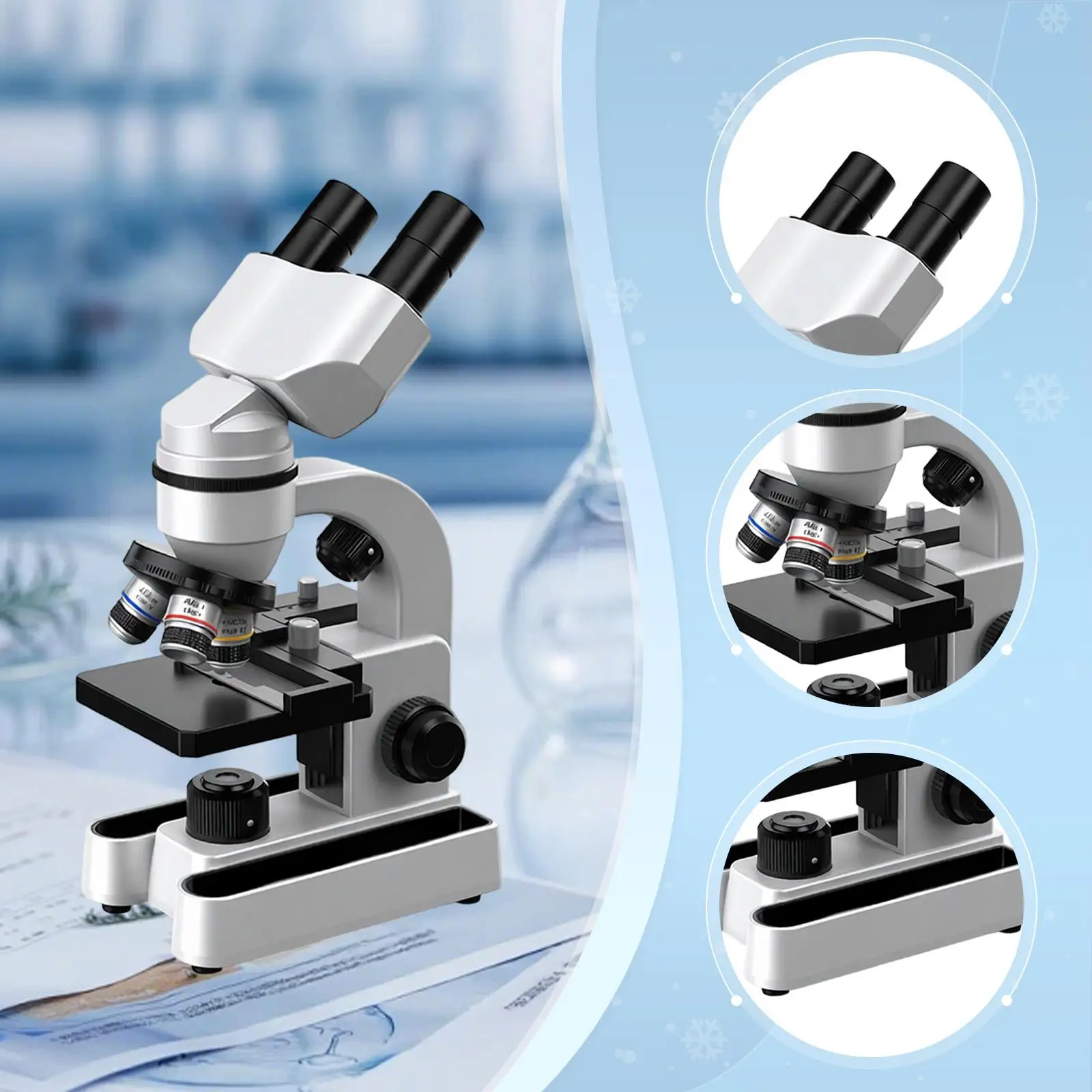 Kit de microscopio educativo para niños – ciencia formativa inicial - imagen 2