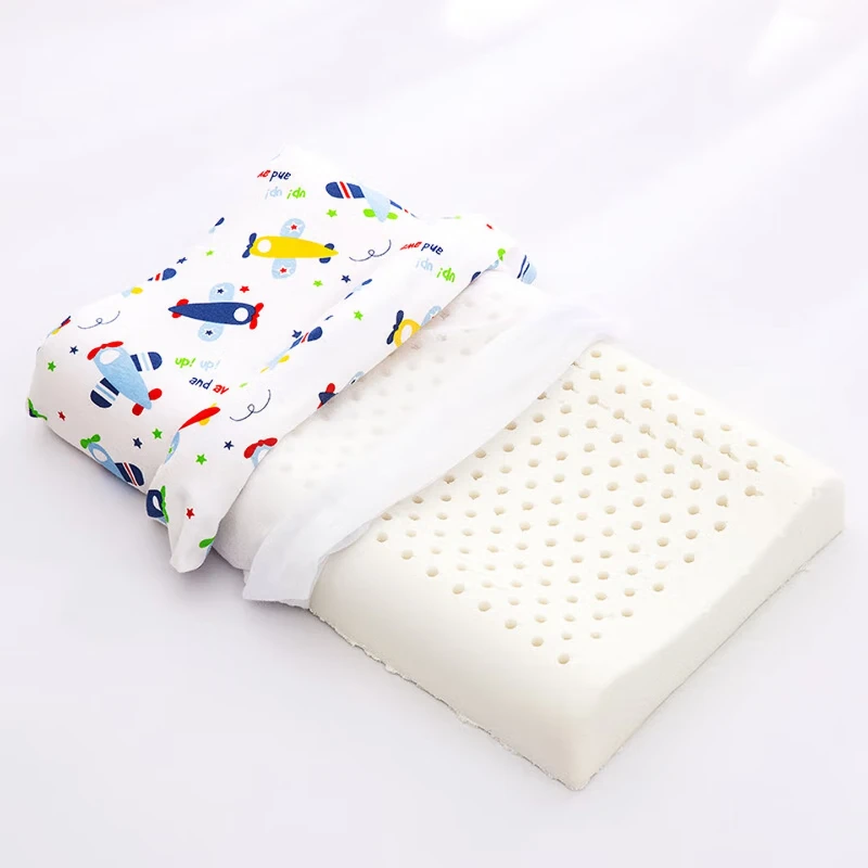 IMBABY Almohada infantil de látex natural ergonómica cervical - imagen 5