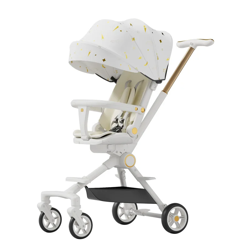 Cochecito infantil convertible – Plegable con posiciones sentado y acostado - imagen 2