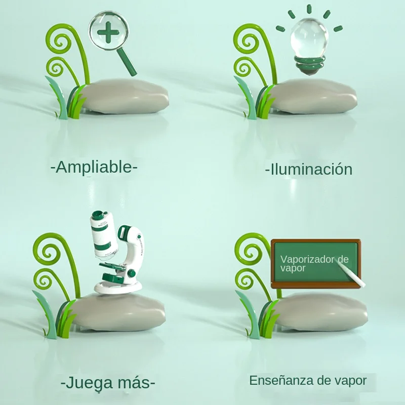 Microscopio LED de bolsillo para niños - imagen 2