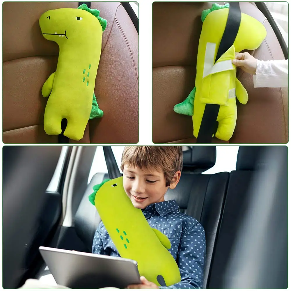 Protector cervical dinosaurio para cinturón de seguridad del coche - imagen 5