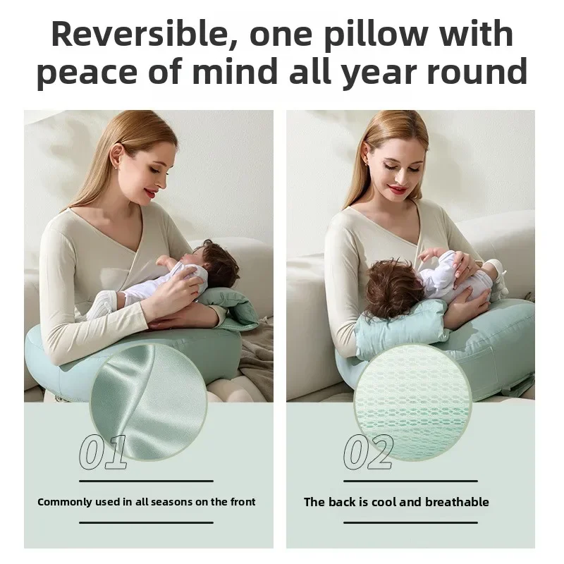 Cojín de maternidad ergonómico con soporte lumbar transpirable - imagen 4