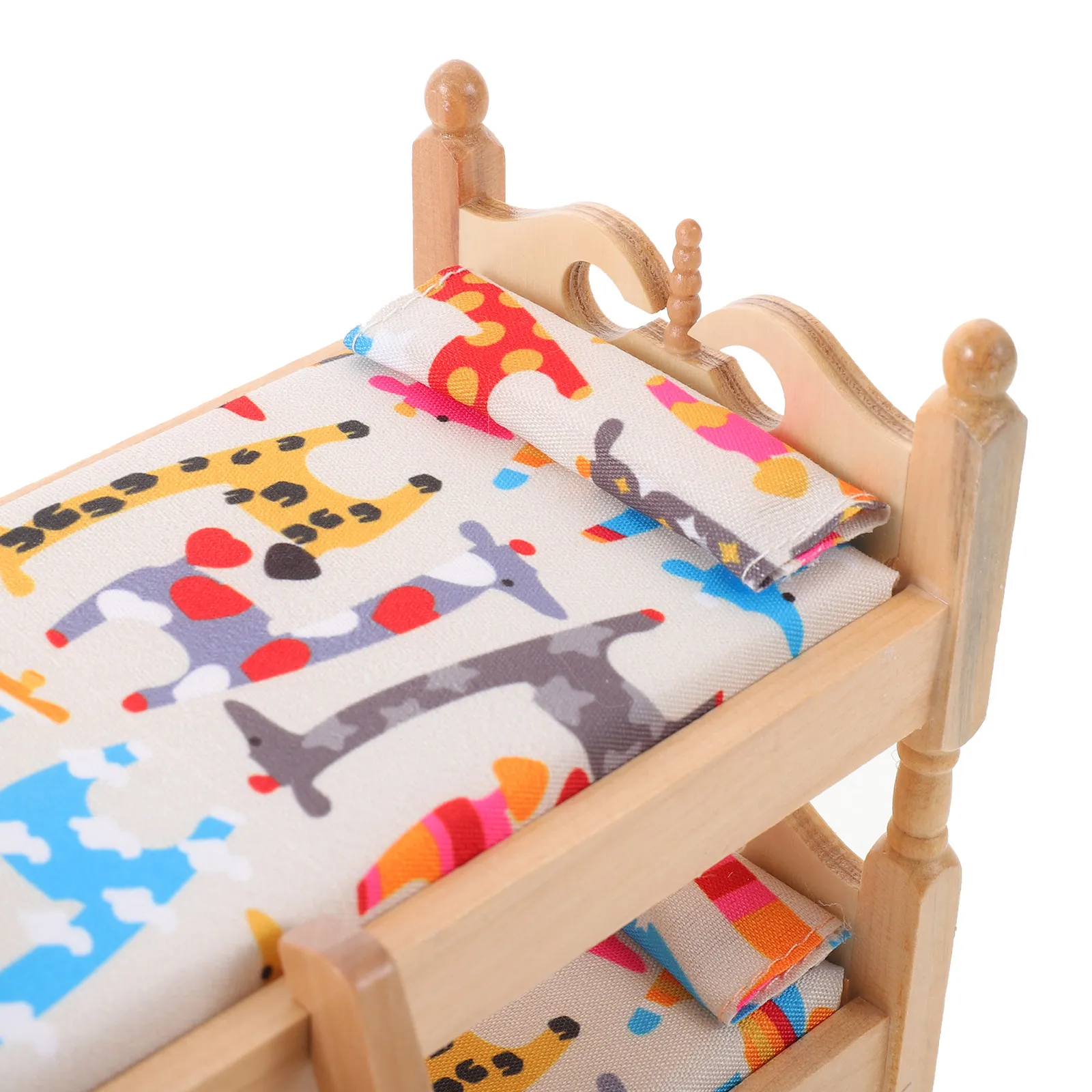 Cama alta de dos niveles para casas de juego imaginarias infantiles - imagen 5