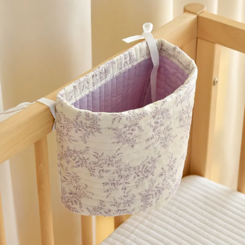 Bolsa colgante de cuna: gran capacidad para pañales y juguetes - imagen 5