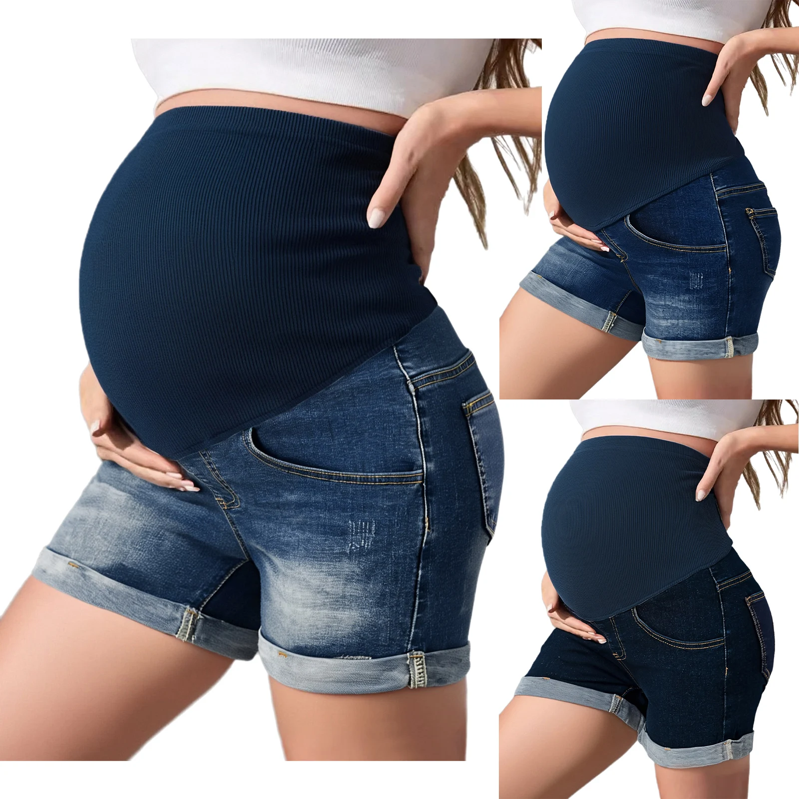 Cintura alta con soporte para el abdomen