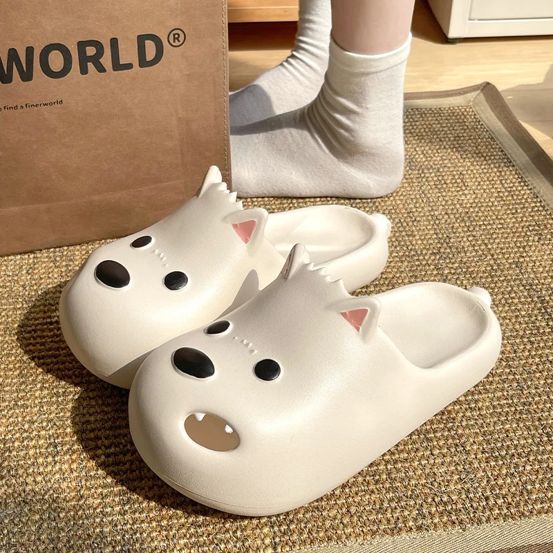 Zapatillas plataforma para el hogar con dibujo de perros - imagen 4