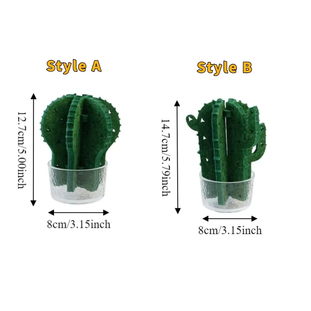Humidificador decorativo con forma de cactus para terrario