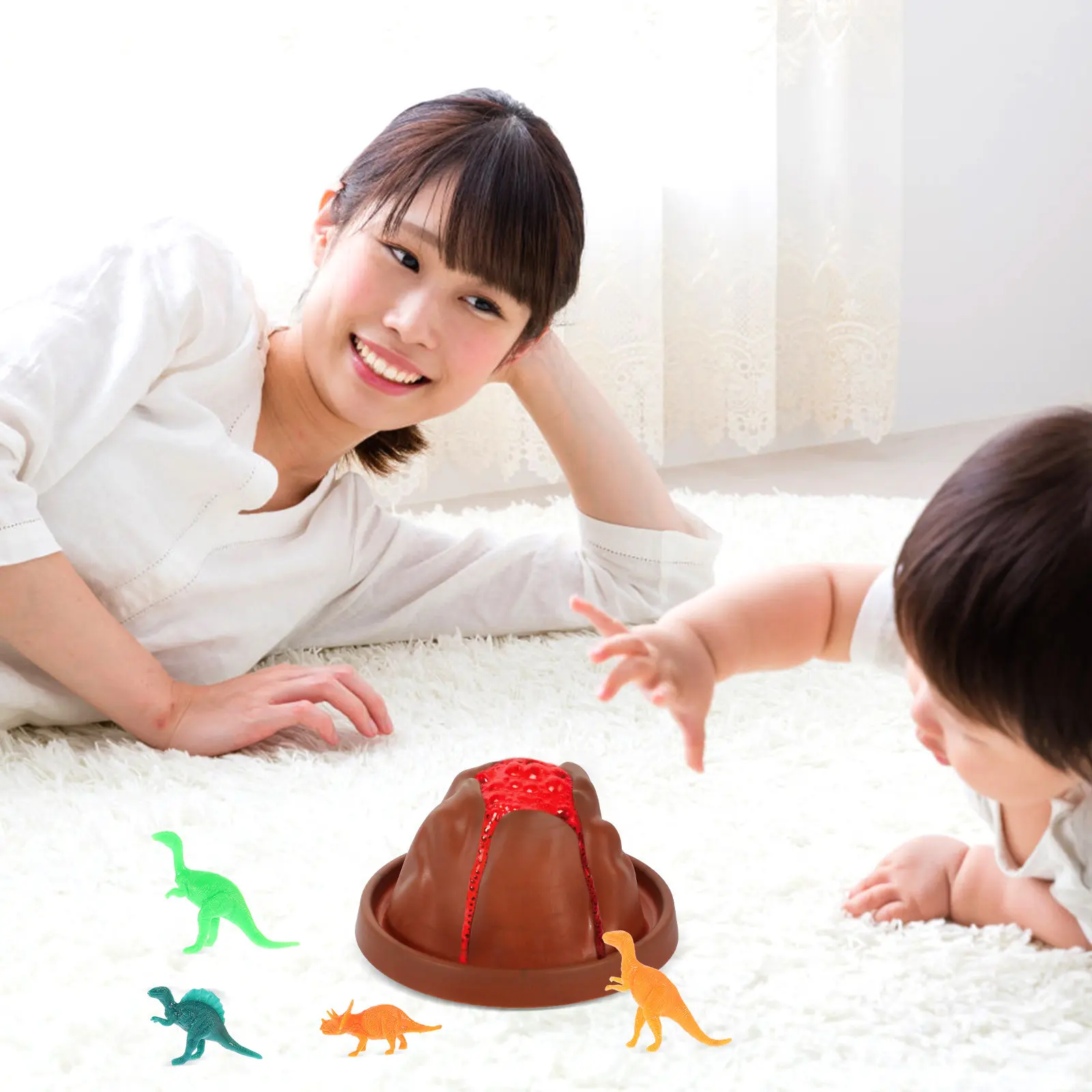 Kit de ciencia volcánica para niños: erupciones y modelo a mano - imagen 4