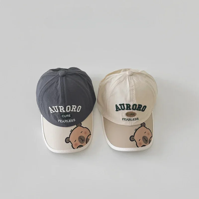 Gorra de béisbol con capibara y algodón suave – Primavera/Verano - imagen 4