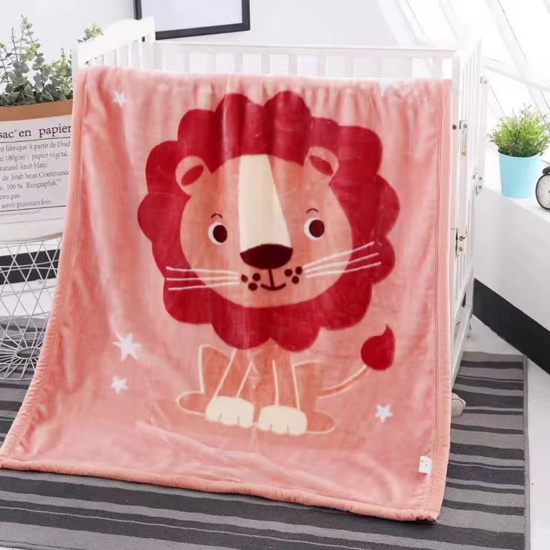 Manta bebé felpa suave doble capa – Cálida siesta invernal con estampados - imagen 5