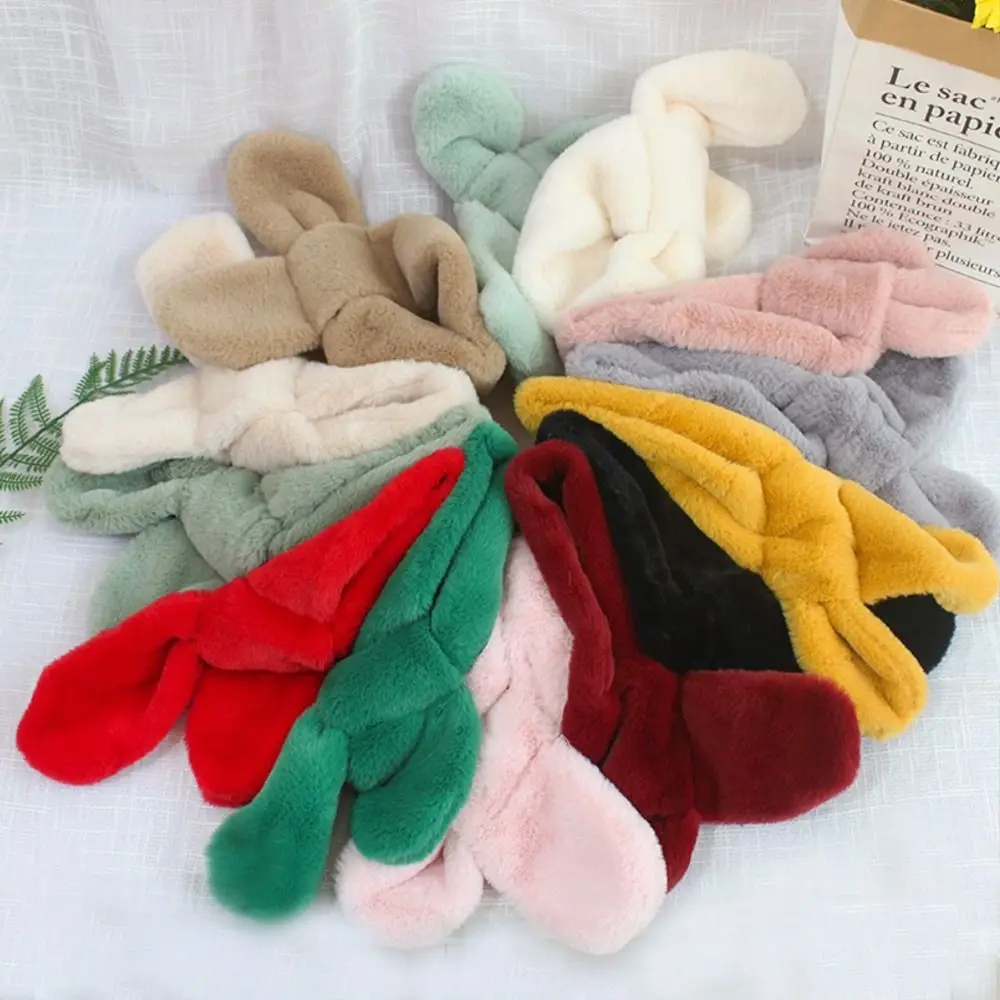 Bufanda de peluche para bebé - Imitación conejo, suave y cálida - imagen 2