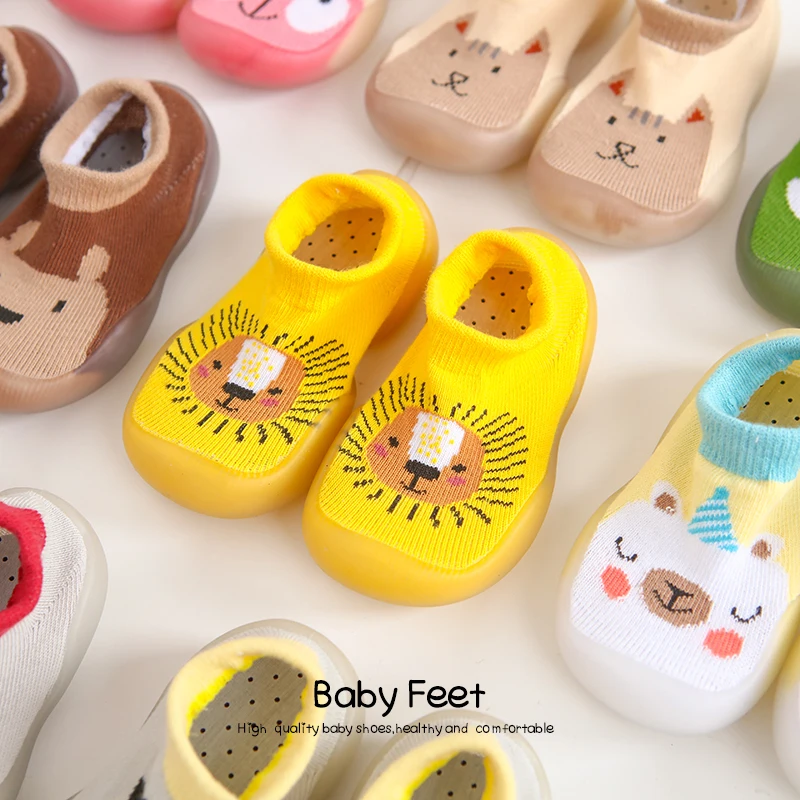 Zapatos antideslizantes Animal bebé – Goma suave, primer andador otoño - imagen 4